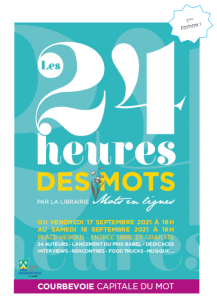 Affiche 24h-des-mots à Courbevoie